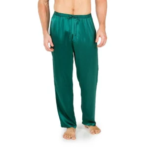 Pantano pijama de seda larga pantalones de pijama de seda pantalones de sueño