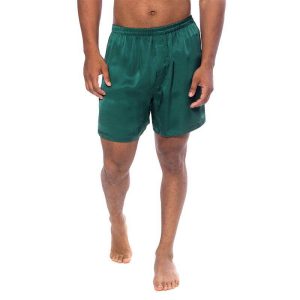 Pantalones pantalones de pijama de seda para hombres lujo 100% puro boxeadores de seda