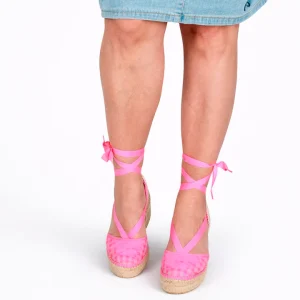 StarLove alpargata Meridian21 vichy fucsia