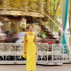 Mioh Solar Yellov vestido