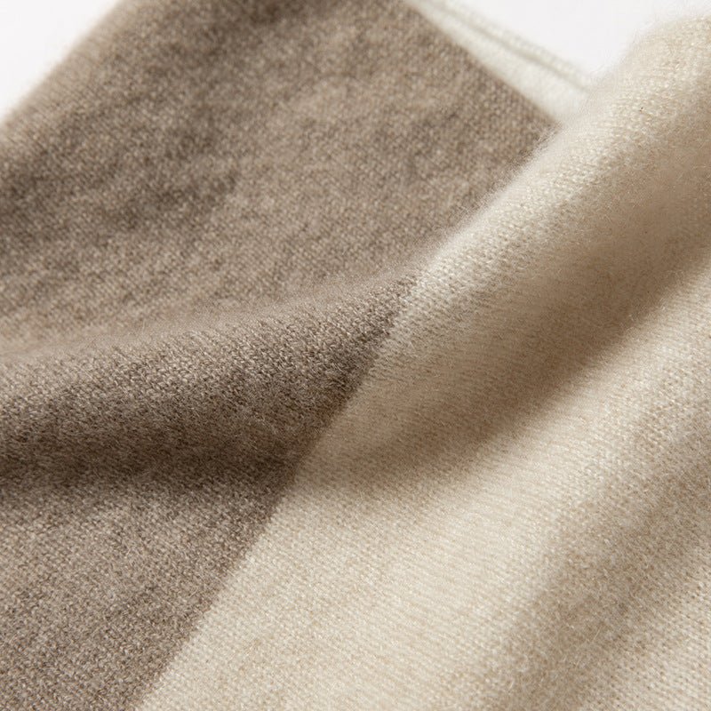 Pure Cashmere Infinity Neck Gaiter Ultra-Soffblock Loop Buff - Imagen 5