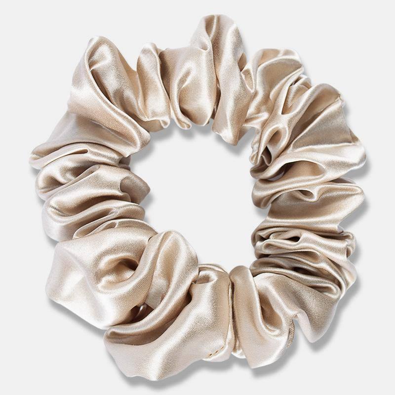 Mulberry Silk Hair Scrunchies Women Silk Scrunchies para cabello - Imagen 4