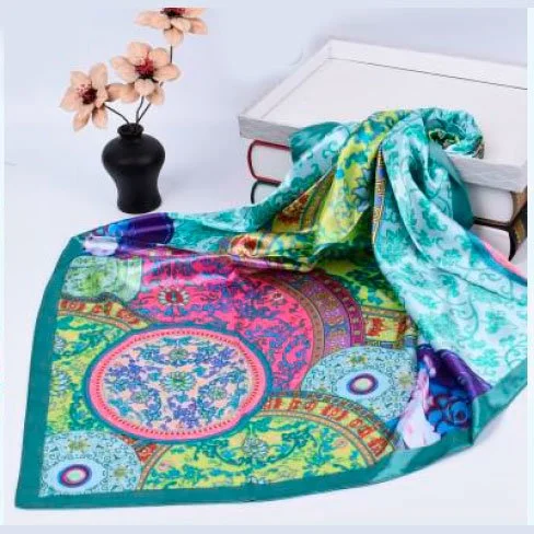 Caftán de pañuelos estampados - Imagen 6