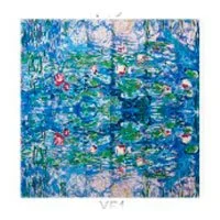 Pañuelo de seda Monet