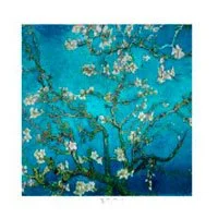 Pañuelo de seda Almendro en flor de Van Gogh