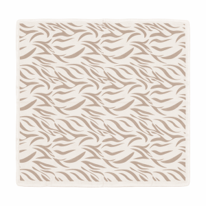 Pañuelos  de mujer Cebra beige y camel 70×70 cm