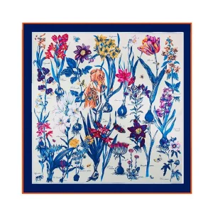 Bolsa de tela de Pañuelos Azul y beige