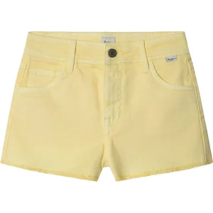 Pepe Jeans short Ofra amarillo