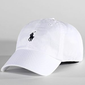 Polo Ralph Lauren gorra de tela chino de algodon blanco