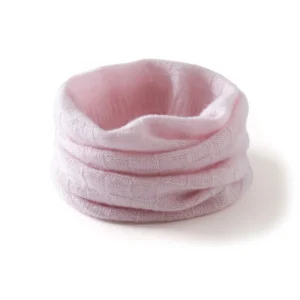 Bufanda calentadora de cuello de punto de pura cachemira Polaina de cuello de cachemira