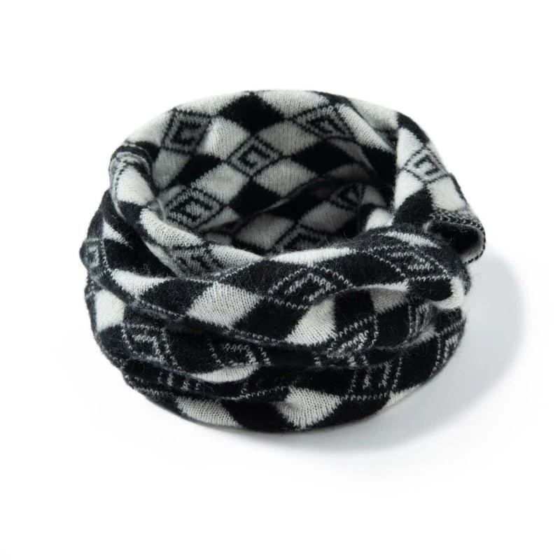 Polaina de cuello de cachemira pura Bufanda de cachemira con estampados modernos Bufanda de cachemira - Imagen 6