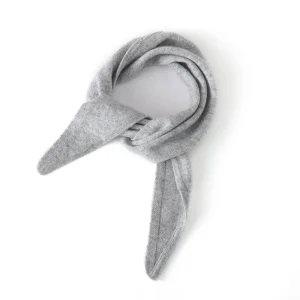 Puro Cashmere Corbata delgada Bufanda pequeña Triángulo de Cashmere Pañuelo de Cashmere