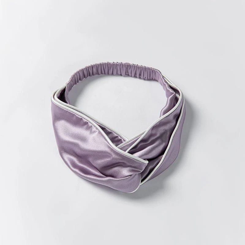 Diadema de nudo de seda de morera pura para mujeres - Imagen 7