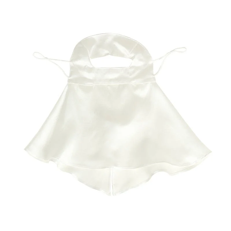 Cobertura completa mascarilla de seda máscaras sensibles a la cara llena de seda anti-uv máscaras - Imagen 9