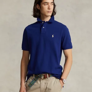 Polo Ralph Lauren iconico polo pique en azul