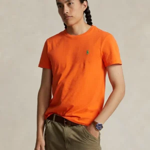 Polo Ralph Lauren camiseta custom slim fit naranja