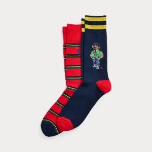 Polo Ralph Lauren 2 pares de calcetines largos marino