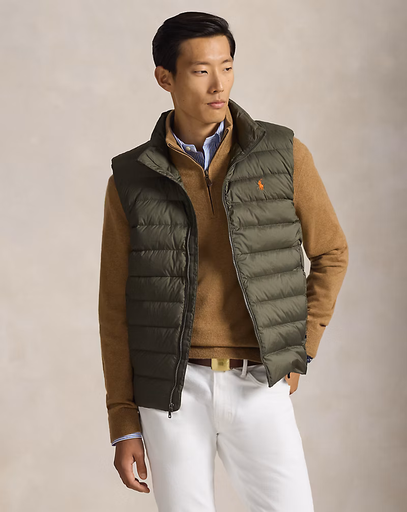 Polo Ralph Lauren chaleco colden plegable de pñumon