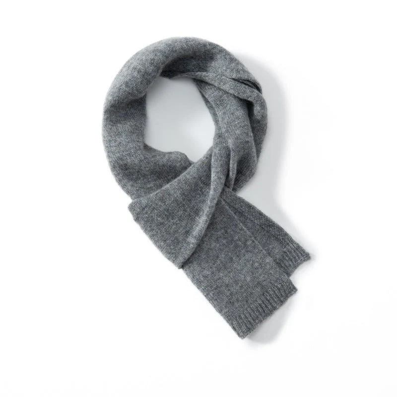 Bufanda corta 100% cachemir para adultos y niños Bufanda de invierno - Imagen 9