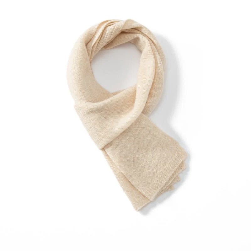 Bufanda corta 100% cachemir para adultos y niños Bufanda de invierno - Imagen 3