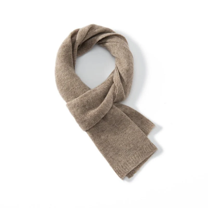 Bufanda corta 100% cachemir para adultos y niños Bufanda de invierno - Imagen 2