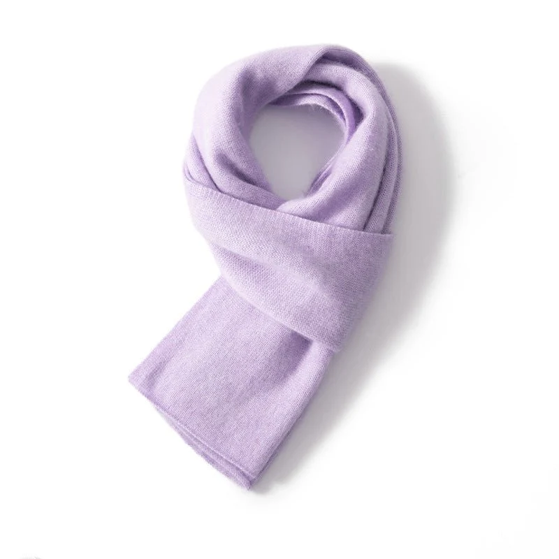 Bufanda corta unisex de cachemira Calentador de cuello de cachemira multicolor