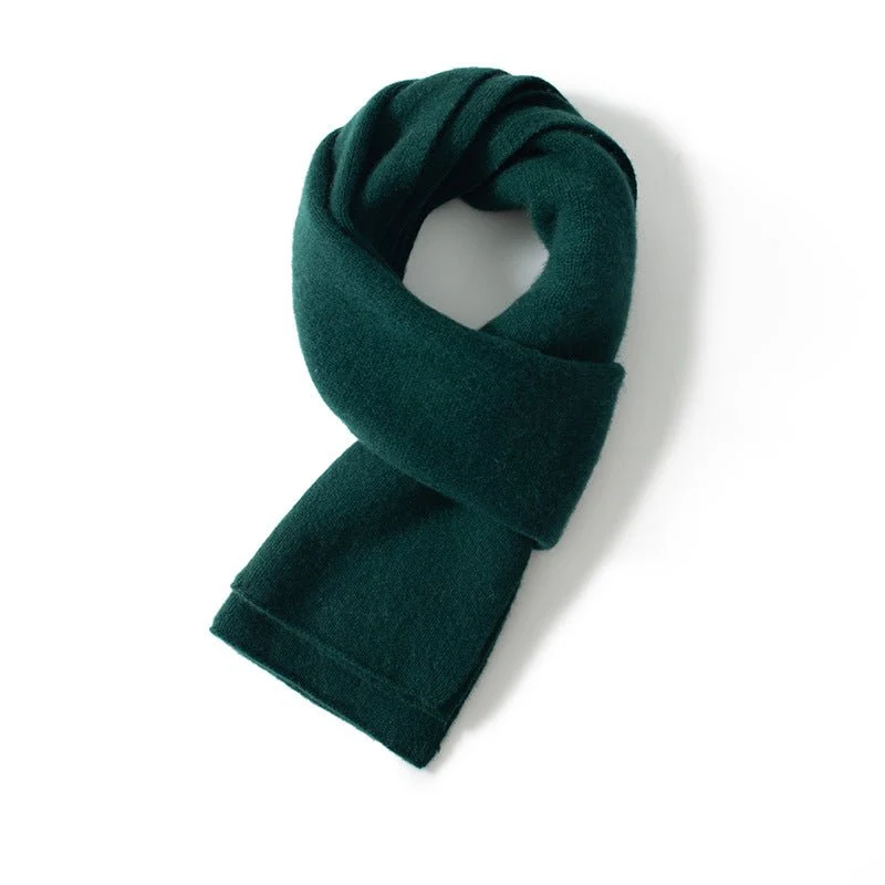 Bufanda corta unisex de cachemira Calentador de cuello de cachemira multicolor - Imagen 7