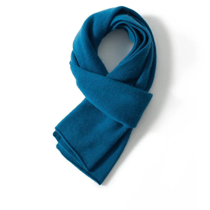 Bufanda corta unisex de cachemira Calentador de cuello de cachemira multicolor - Imagen 8