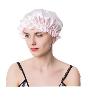 Gorro de seda para dormir para mujer, gorros para dormir nocturnos, gorro para dormir de seda