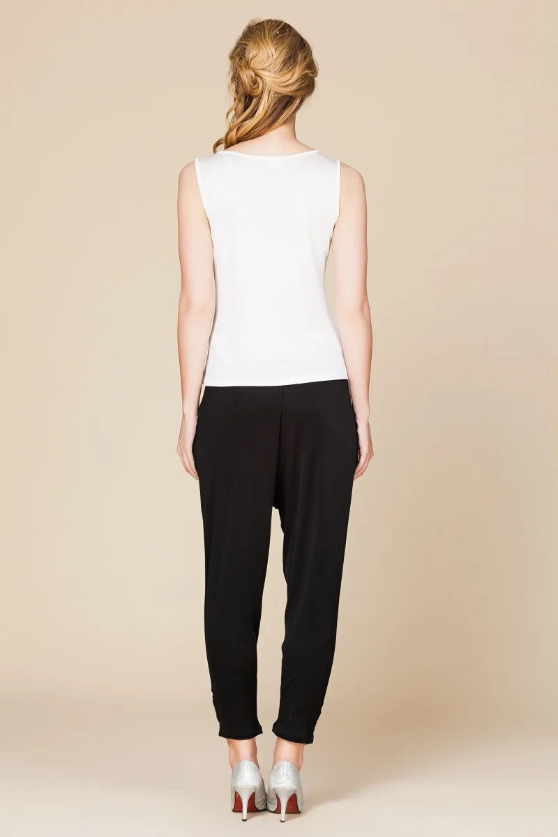 Chaleco de seda mulberry seda sin mangas sin fondo camisa top para mujeres - Imagen 5