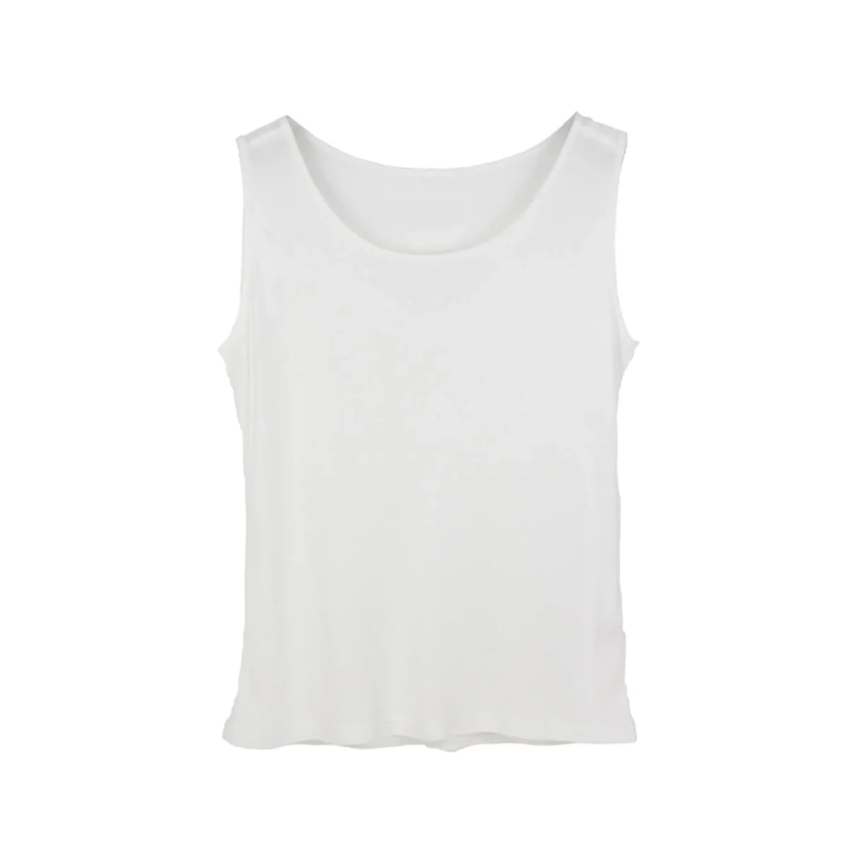Chaleco de seda mulberry seda sin mangas sin fondo camisa top para mujeres - Imagen 6