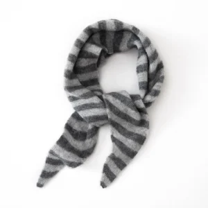 Bufanda Triangular de Cachemira a Rayas Bufanda de Cuello de Cachemira Pashmina de Cachemira
