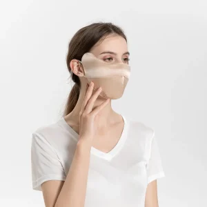 Summer Mulberry Silk Face Masks Anti-UV Canthus Protection