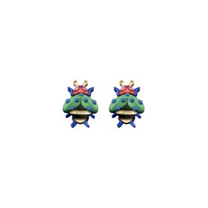 Lausett pendientes Bee love verde