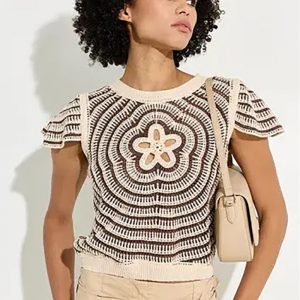 Twinset top crochet