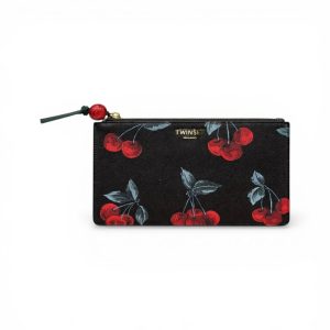 Twinset cartera de mano estampado cerezas
