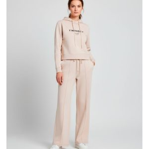 Twinset chandal logotipo beige