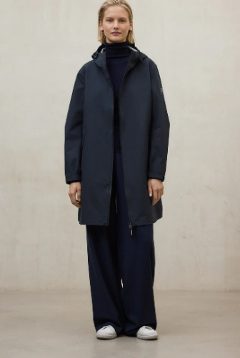 Ecoalf chaqueta Neve azul mujer