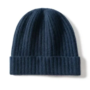 Sombreros de cachemir de punto unisex acanalado