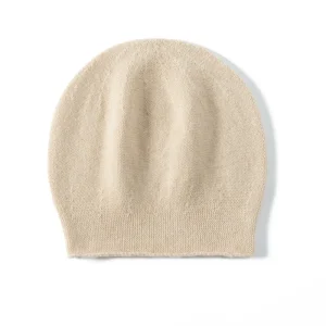 Unisex Cashmere Slouchy Beanie Hat Cashmere Cape de esquí de doble capa