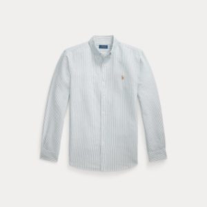 Polo Ralph Lauren camisa oxford raya verde