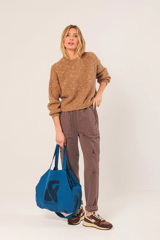 Indi&cold pantalon pespuntes cuadro