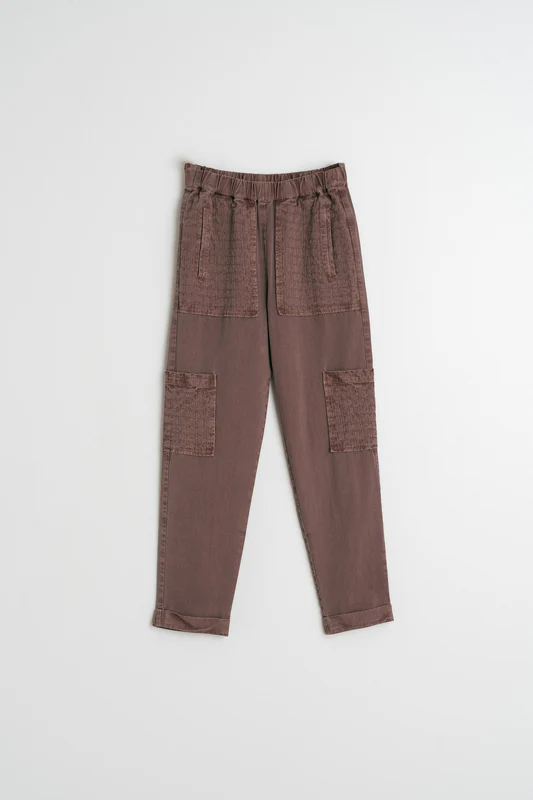 Indi&cold pantalon pespuntes cuadro - Imagen 7