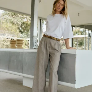 Indi&Cold pantalon vestir pinzas gris