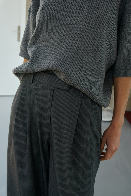 Indi&Cold pantalon vestir pinzas marengo - Imagen 4