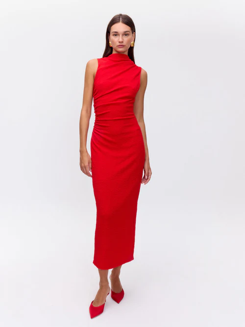 Mioh vestido Vibrant Red - Imagen 2
