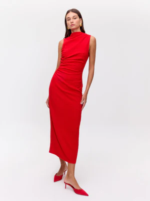 Mioh vestido Vibrant Red - Imagen 4