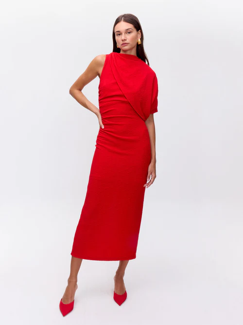 Mioh vestido Vibrant Red - Imagen 3