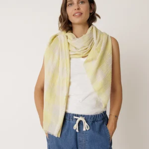 Indi&Cold pañuelo cuadro vichy wasabi