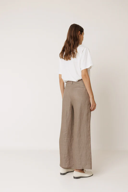 Indi&Cold pantalon pinzas lino - Imagen 4